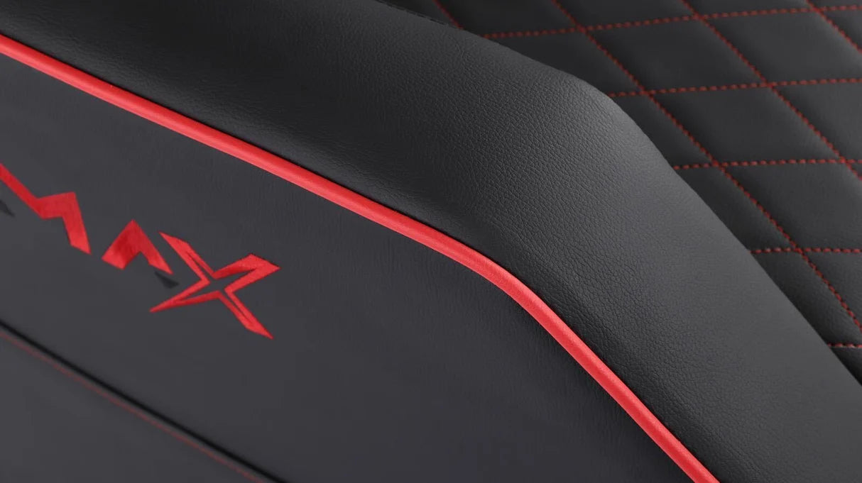 أريكة الألعاب Gamax XL باللونين الأسود والأحمر (التركيب غير متضمن)