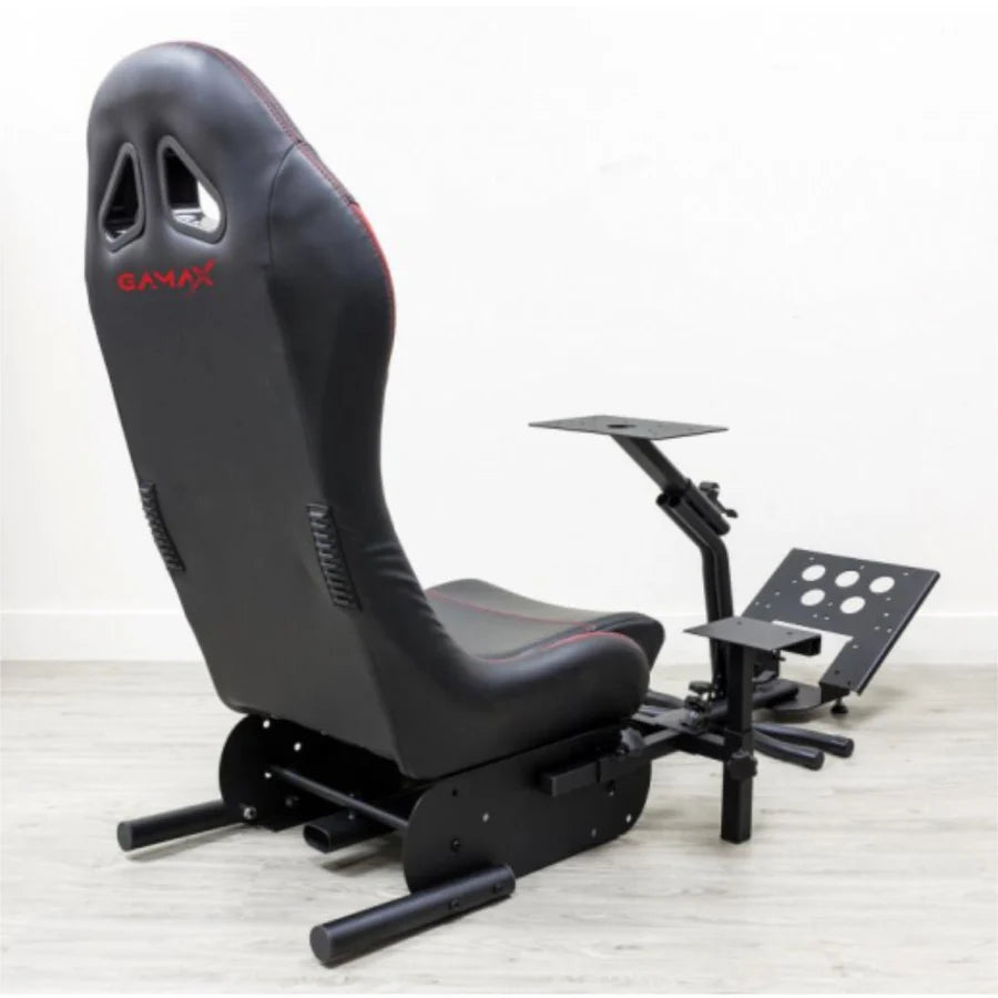 GAMAX Sporty Gaming Racing Seat – Red & Black ( Installation not included )