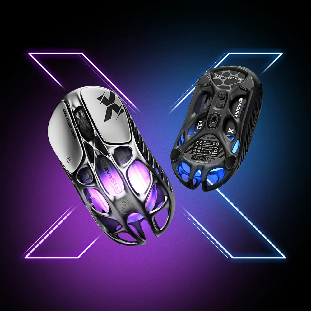 GravaStar Mercury X Wireless Gaming Mouse - Galaxy Black