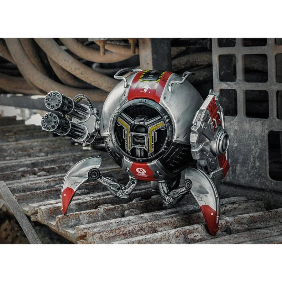 GravaStar Mars Pro Bluetooth 5.0 Speaker with Bass Boost and Stereo Sound - Special Edition Shark 14 Metallic Gray