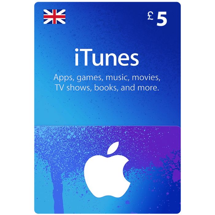 Apple Itunes E-Cards iTunes Gift Card - £5 [UK]