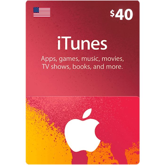 Apple Itunes E-Cards iTunes Gift Card - $ 40 [US]