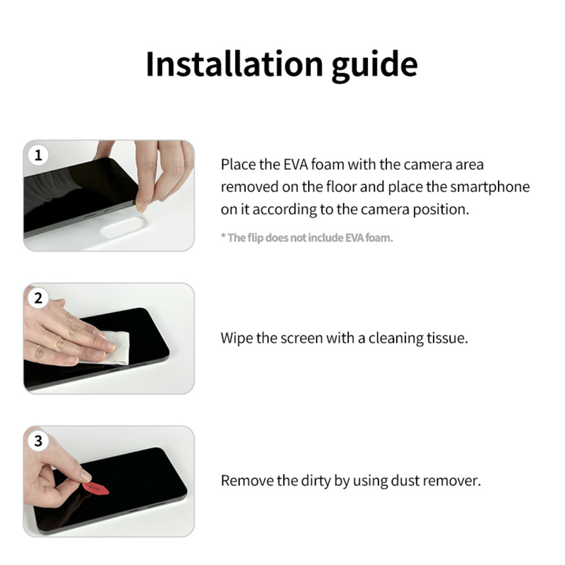 Araree Core Glass 2Pcs Screen Protector For Z Fold 8-Clear