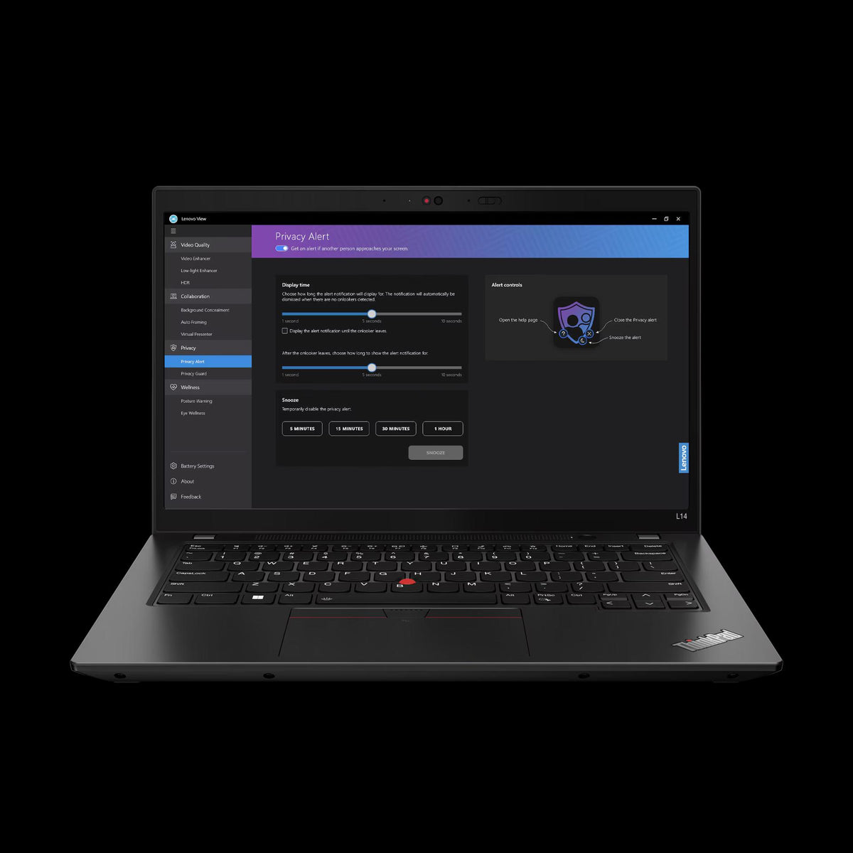 Lenovo ThinkPad L14 Gen 4 - 14.0" FHD Multi-Touch / i7 / 16GB / 512GB (NVMe M.2 SSD) / DOS (Without OS) / 3YW / English/Arabic - Laptop