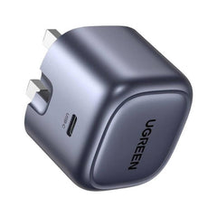 UGREEN Nexode 30W USB-C PD GaN Fast Charger One - Port  UK -folding foot (Black) CD305