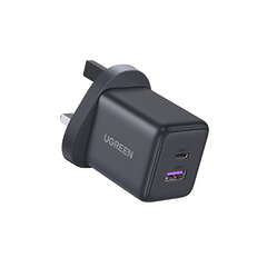 UGREEN 30W 2-Port GaN Fast Charger Space Grey UK