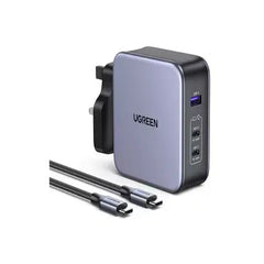 UGREEN Nexode GaN Fast Charger 140W with USB CC Cable (3-Port)CD289