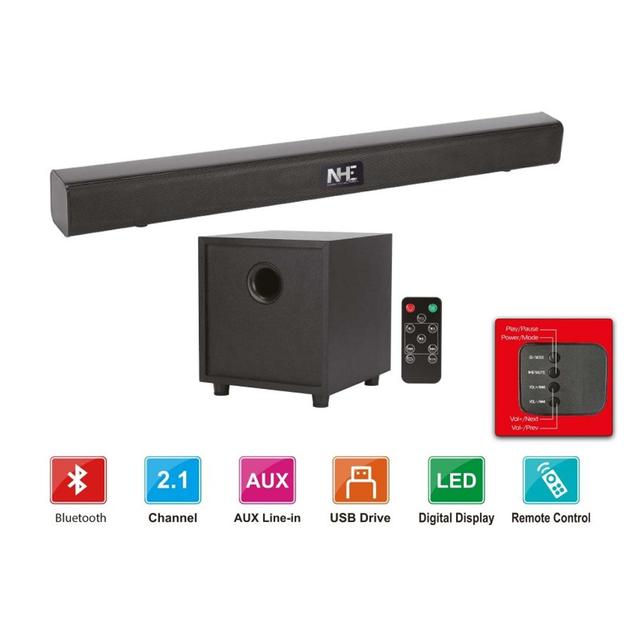 NHE 2.1 ch Soundbar+Sub 30W ET-1860S
