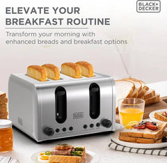 Black&Decker 4 Slice SS Toaster