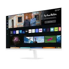 32FLAT, Built-In Camera, SMART,4K, 4MS, SPEAKER,Mirroring- Wireless Display - White
