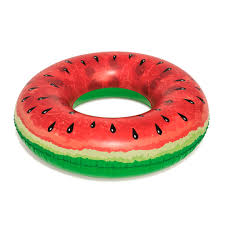 BESTWAY SUMMER FRUIT POOL RING (Contents:1 swim ring, repair patch) Age 12+