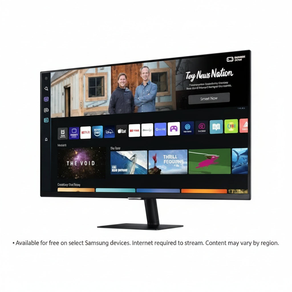 32FLAT,Built-In Camera,SMART,4K,4MS,Speaker, W Color Mirroring,W-less Display