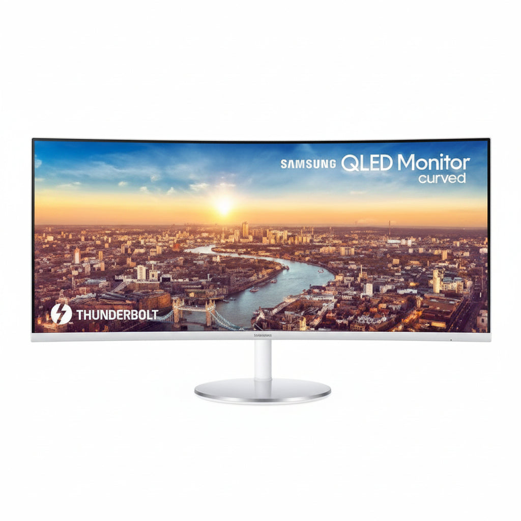 34’Thunderbolt, White, Speaker, 3440x1440, TB4, White, SPK