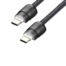 SIA powerlink FABRIC BRAIDED TYPE C - TYPE C LANYARD CABLE 60W 30CM BLACK
