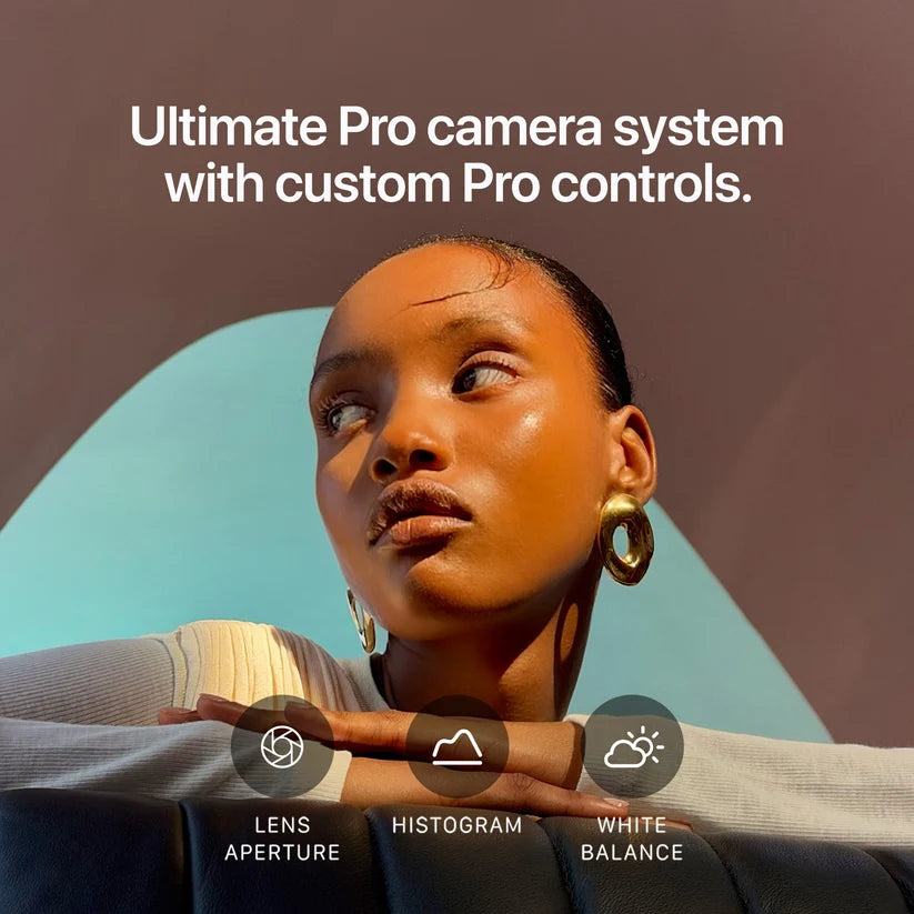 iPhone 18 Pro Max 256GB ,  Glacier +Araree Flexield Magsafe Cover For iPhone 18 Pro Max/iPhone 17 Pro Max -Clear