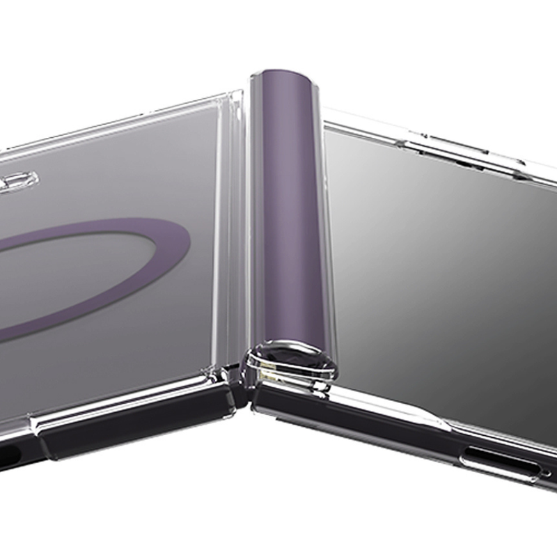 Araree Duple 360 Magsafe Cover For Z Fold 8 Ultra-Clear Violet