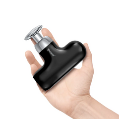 XPower MG18 2 in 1 Mini Hot Compress Massage Gun - Black-4895246609348