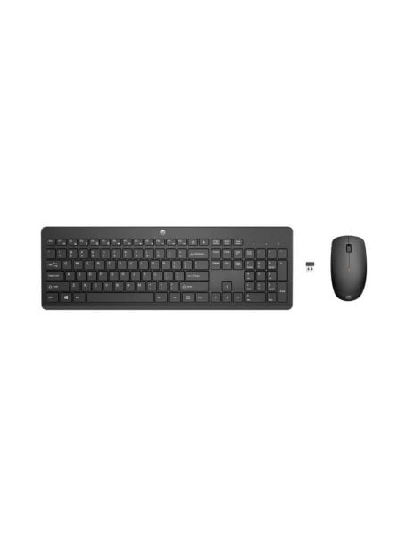 لوحة مفاتيح وماوس لاسلكيان HP 230 - مفاتيح عربية/إنجليزية / طقم كومبو / لون أسود