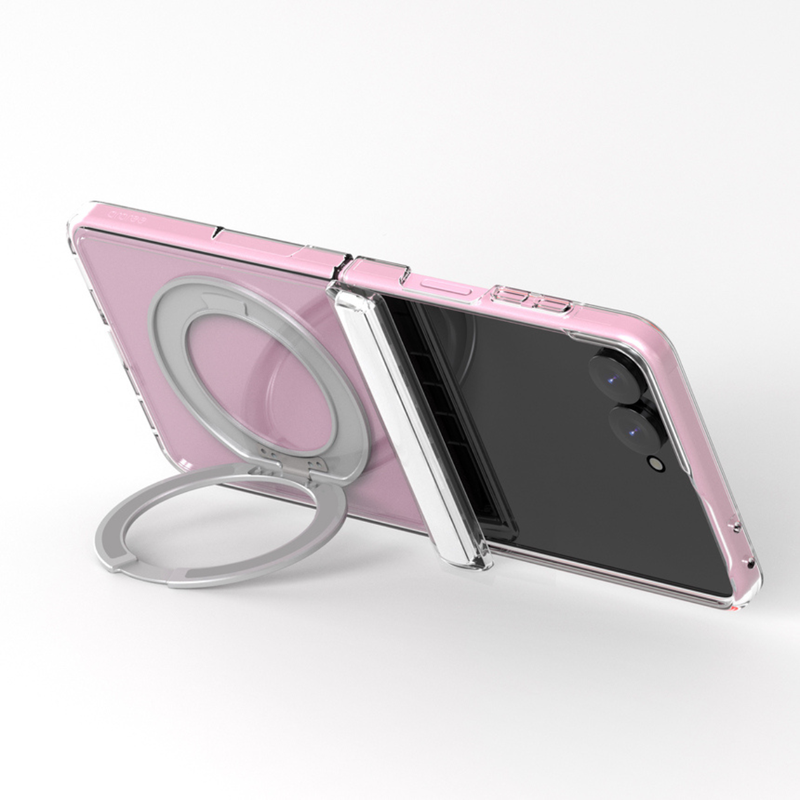 Araree Duple 360 Magsafe Stand Cover For Z Flip 8-Clear
