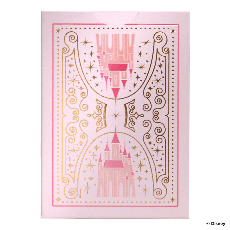 disney princess playing cards pink