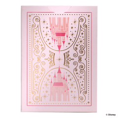 disney princess playing cards pink