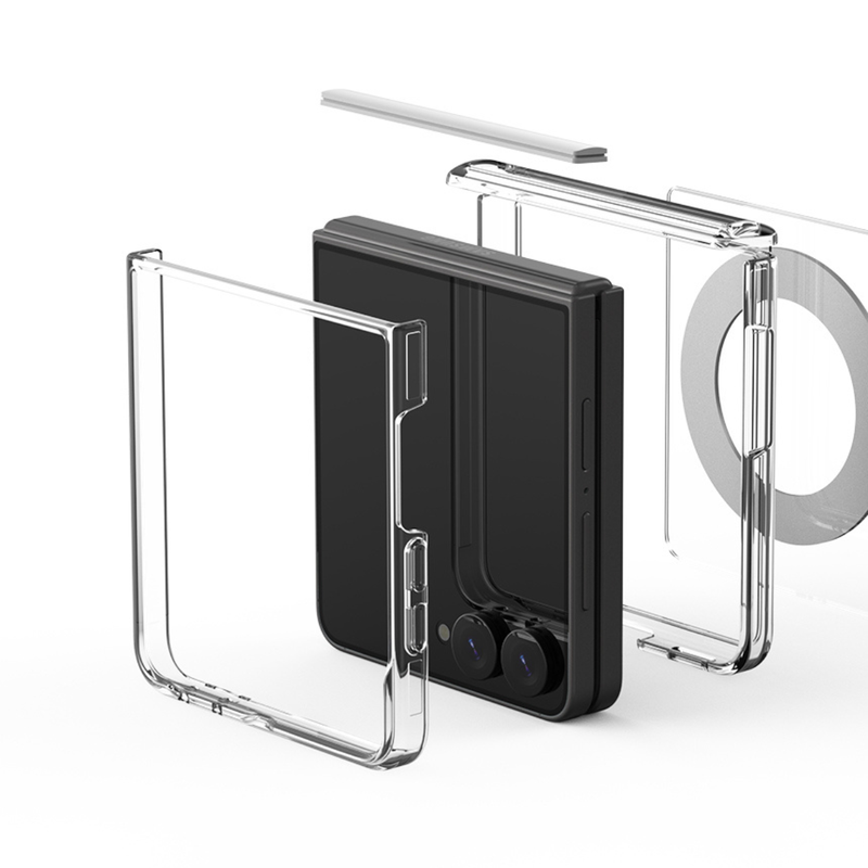 Araree Duple 360 Magsafe Stand Cover For Z Flip 8-Clear