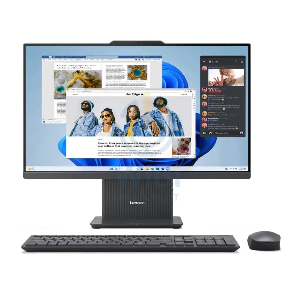 Lenovo IdeaCentre Gen 9 AIO PC - i5 / 8GB / 512GB (NVMe M.2 SSD) / 23.8" FHD Multi-Touch / DOS (Without OS) / 1YW / Luna Grey - Desktop