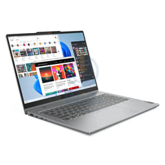 Lenovo IdeaPad 5 2-in-1 Gen 9 Convertible - 14" WUXGA OLED Touch / Core 5 120U / 16GB / 512GB (NVMe M.2 SSD) / Win 11 Home / 1YW / Arabic/English / Luna Grey - Laptop