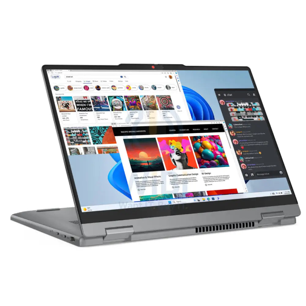 Lenovo IdeaPad 5 2-in-1 Gen 9 Convertible - 14" WUXGA OLED Touch / Core 5 120U / 16GB / 512GB (NVMe M.2 SSD) / Win 11 Home / 1YW / Arabic/English / Luna Grey - Laptop