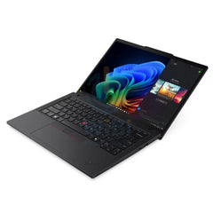 Lenovo ThinkPad T14 Gen 6 AI PC - 14.0" WUXGA / Ultra 7 255U / 16GB / 512GB (NVMe M.2 SSD) / AI Boost Up to 12 TOPS / WWAN / DOS (Without OS) / Arabic/English / 3YW / Black - Laptop