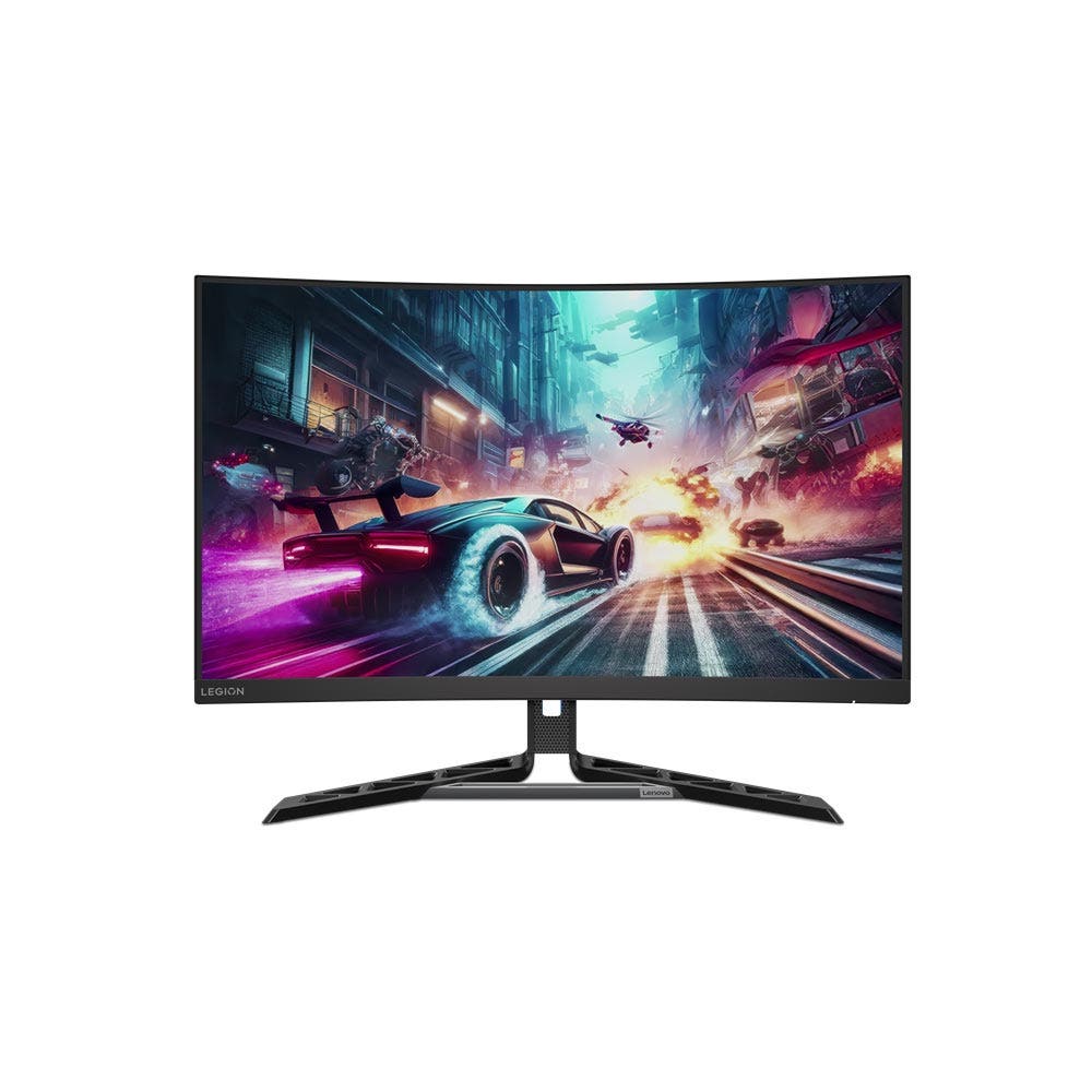 Lenovo Legion R32qc-30 - 31.5" QHD Curved / 0.5ms / Up to 180Hz / HDMI 2.1 / DP 1.4 / Speaker / Eyesafe / Raven Black - Gaming Monitor