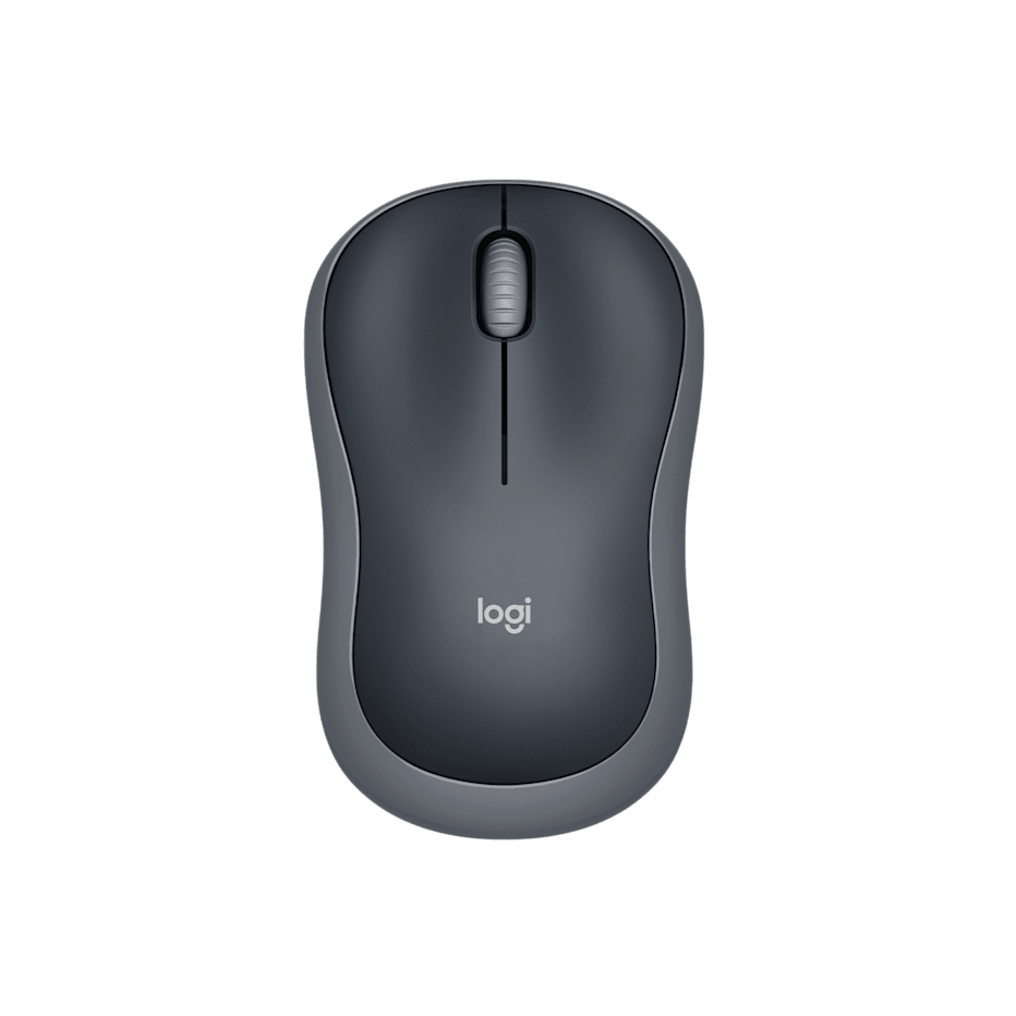 Logitech M185 Wireless Mouse - Grey