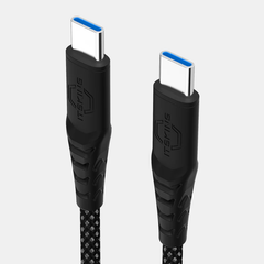 Itskins Hybrid Braided Cable 100W USB-C to USB-C 1.5M-Black & Magnetic-4894465149864