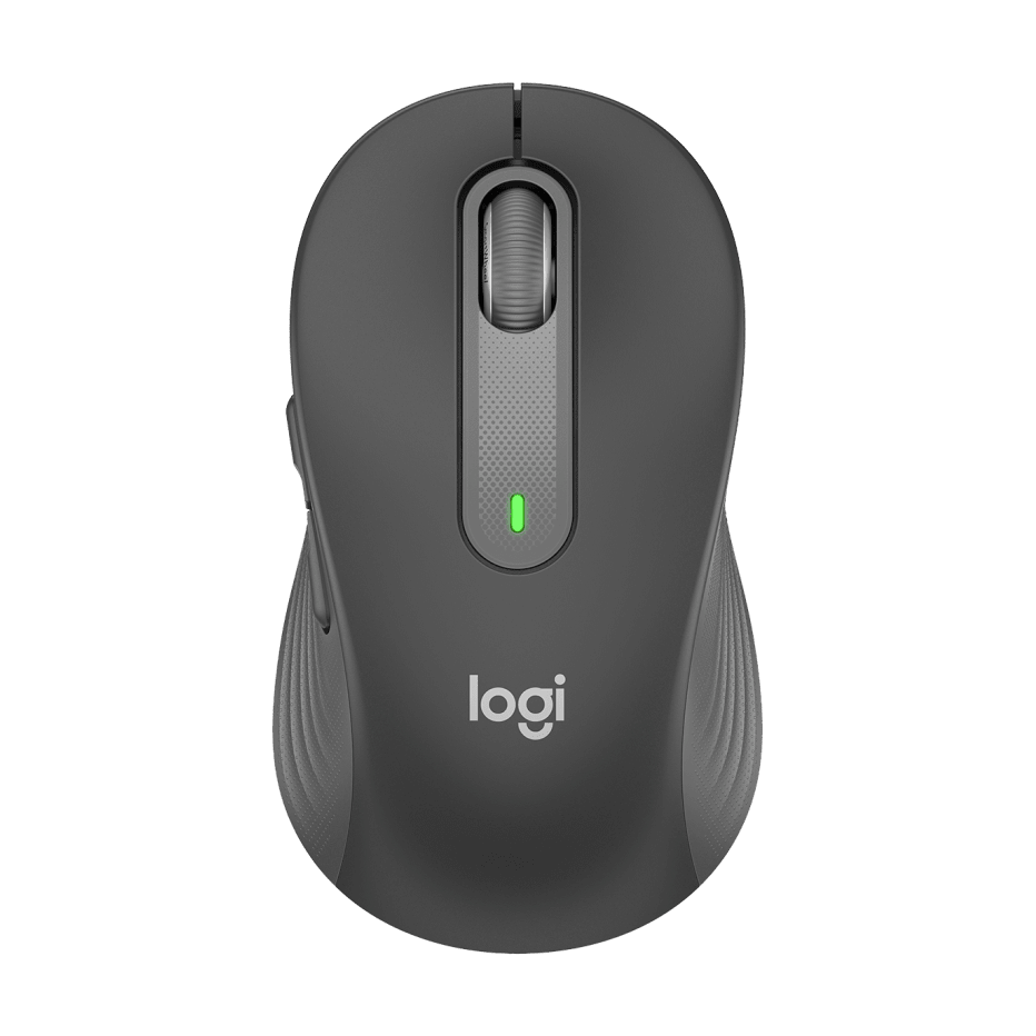 Logitech Signature M650 Wireless BT Mouse (Size-S/M)-Graphite