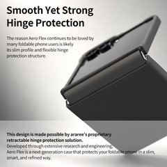 Araree Aero Flex Magsafe Cover For Z Flip 8-Black
