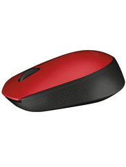 Logitech Mouse M171 Wireless Nano - Red