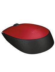 Logitech Mouse M171 Wireless Nano - Red