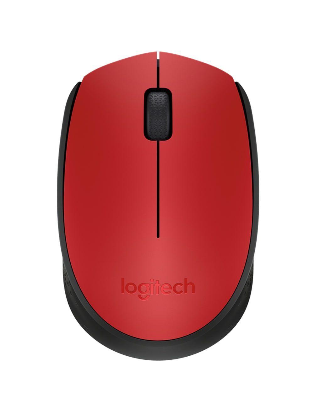 Logitech Mouse M171 Wireless Nano - Red
