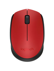 Logitech Mouse M171 Wireless Nano - Red