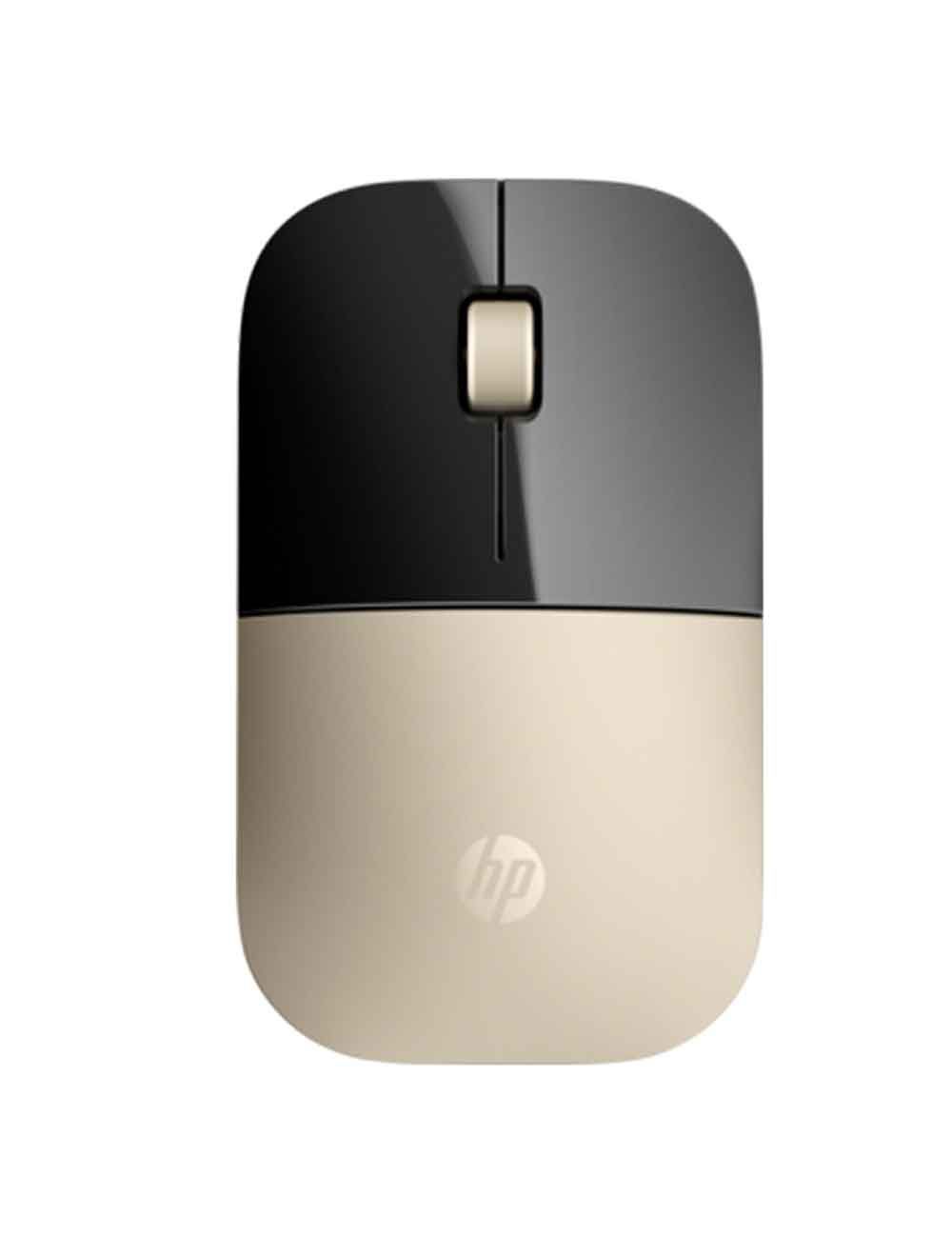 ماوس لاسلكي HP Z3700 - دقة تصل إلى 1200 نقطة في البوصة / لون أسود/ذهبي