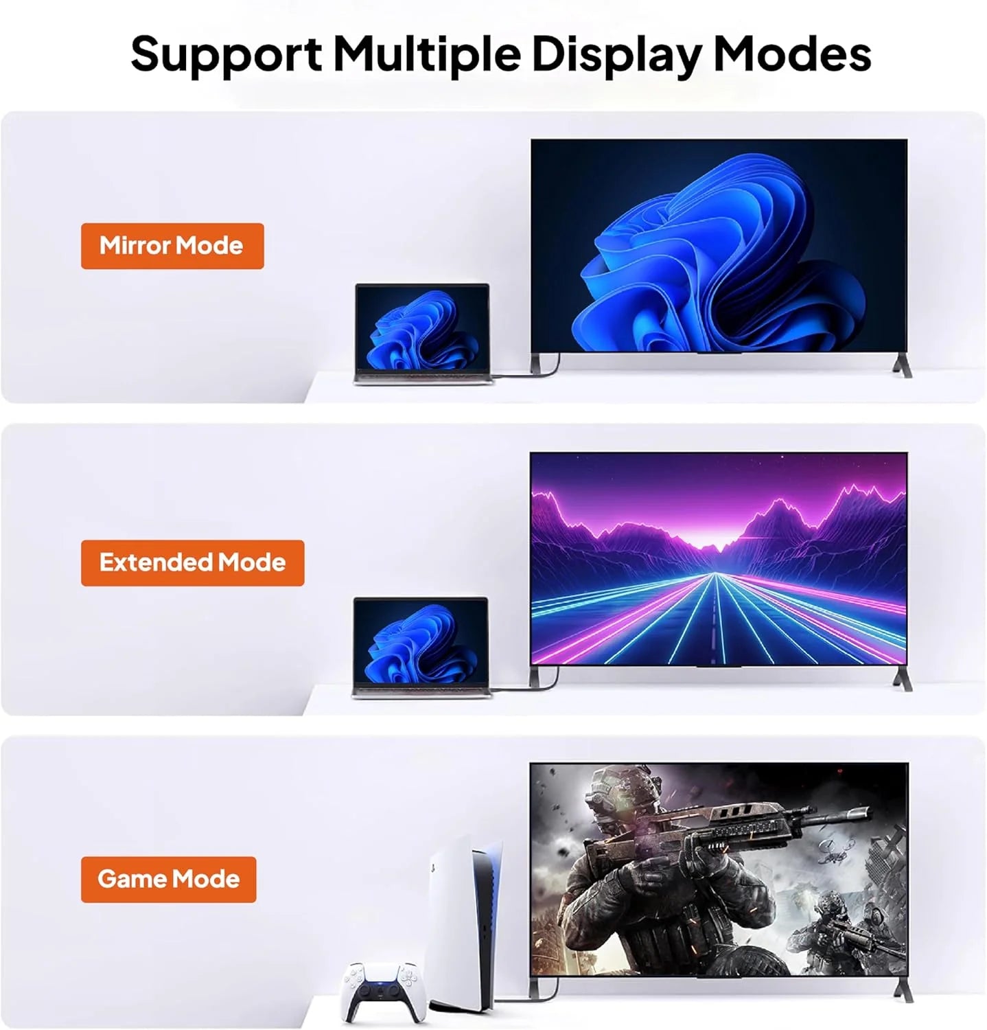 Mowsil DP 4K 60Hz 1.2 Cable Braided 2Mtr,Black