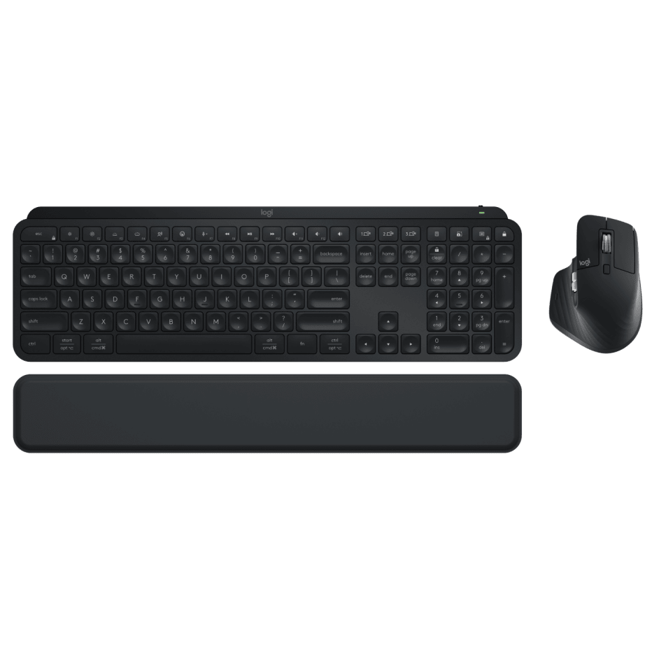Logitech MX Keys S Keyboard Mouse Combo - Graphite (Eng/Arb)