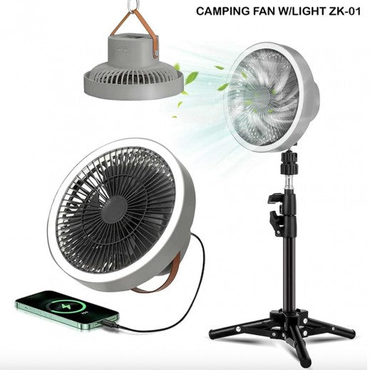 NHE Camping Fan W/Light ZK-01