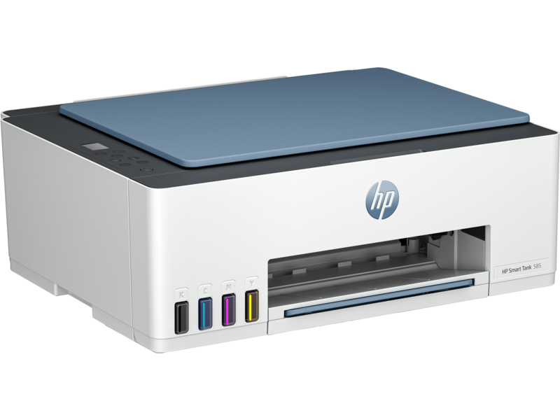 HP Smart Tank 585 AIO - 12ppm / 4800dpi / A4 / USB / Wi-Fi / Bluetooth / Color Inkjet - Printer