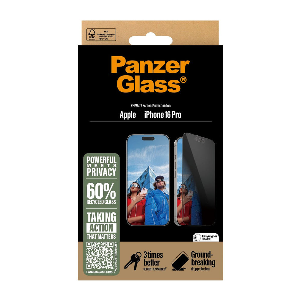 PanzerGlass® Screen Protector Gaming iPhone 16 Pro | Ultra-Wide Fit
