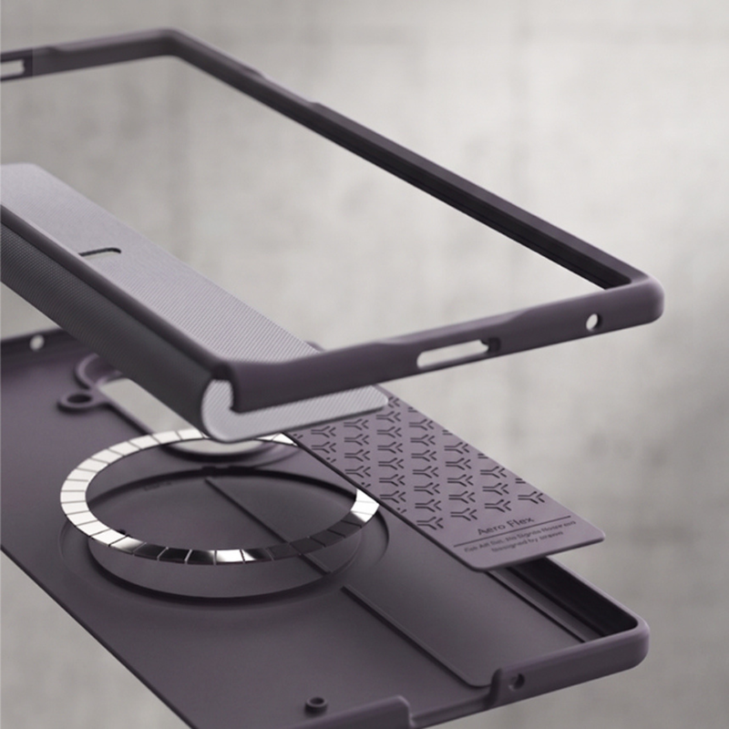 Araree Aero Flex Magsafe Cover For Z Fold 8 Ultra-Black