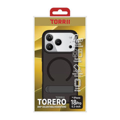 Torrii TORERO (Stand Case+MagSafe Compatible) Cover For iPhone 18 Pro (6.3”) - Black-4895264801182