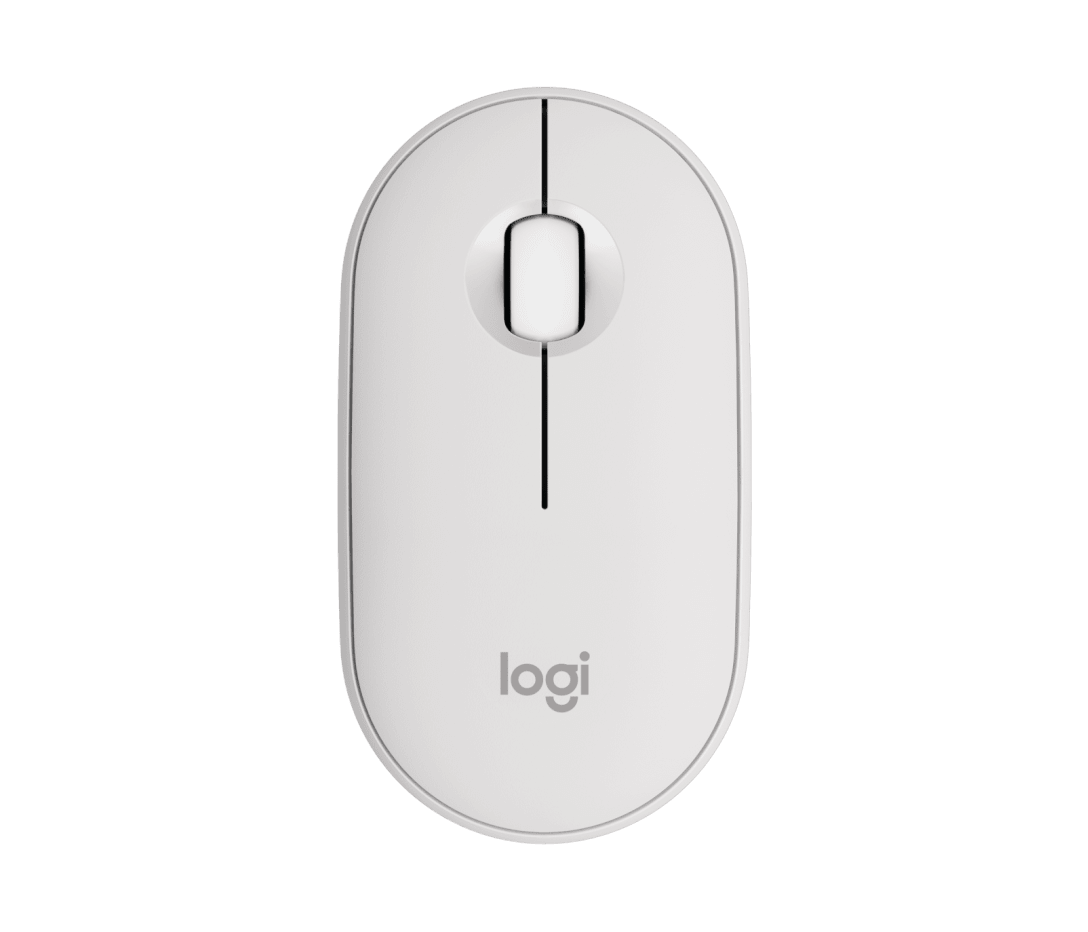 Logitech Pebble 2 M350s Wireless/Bluetooth Mouse - Tonal White