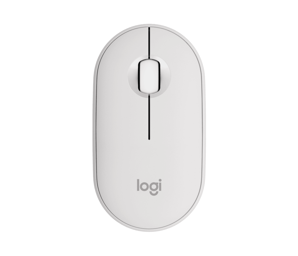 Logitech Pebble 2 M350s Wireless/Bluetooth Mouse - Tonal White