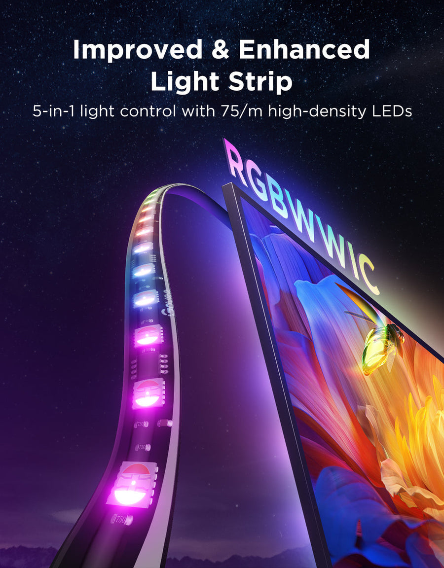 Govee TV Backlight 3 Pro include Three-camera TV Backlight 75-85 inches - R2A81C11